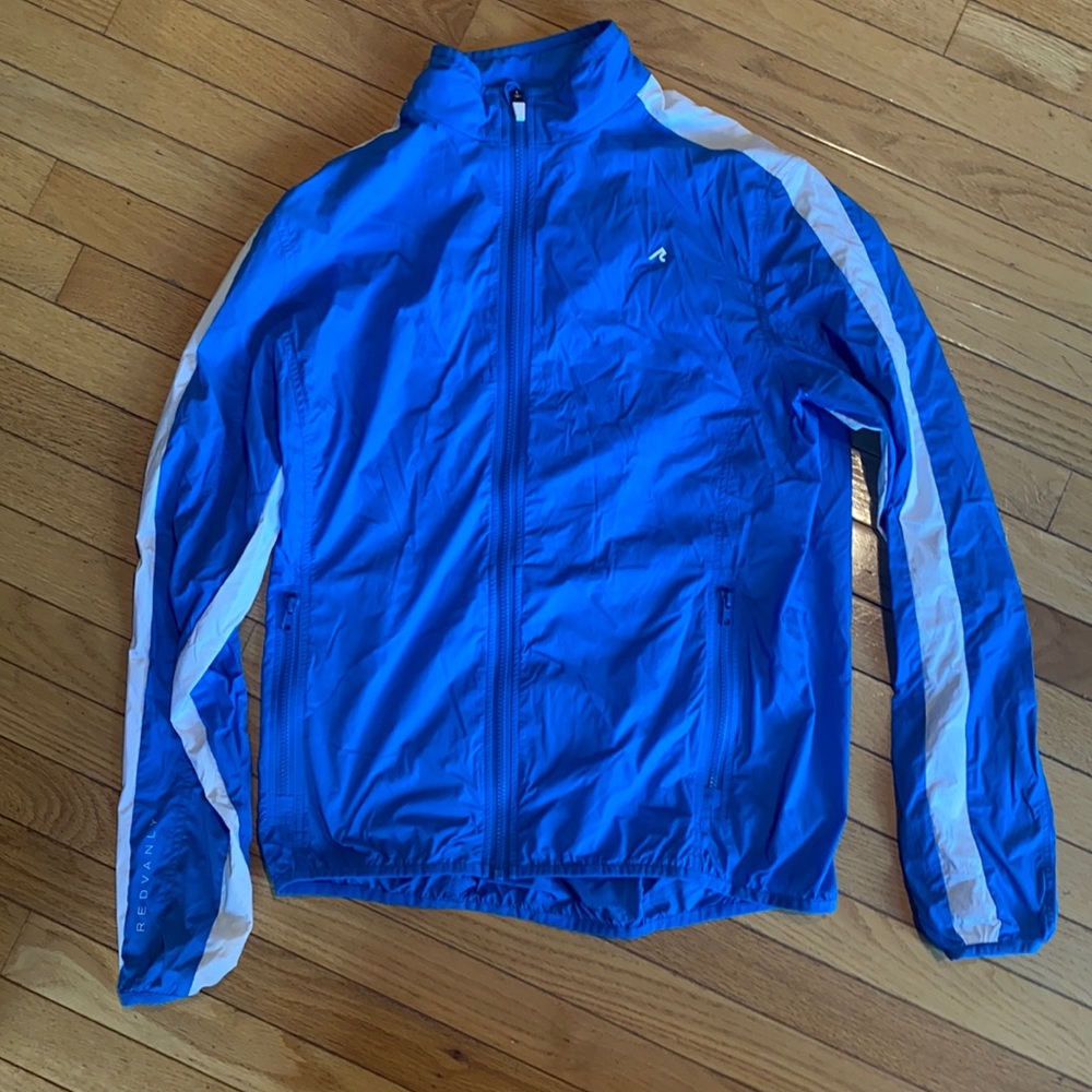 Redvanly Men’s Windbreaker in Blue/White